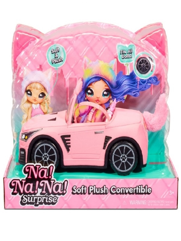 Na! Na! Na! Sürpriz Peluş Cabrio Araba (Bebekler Dahil Değildir)