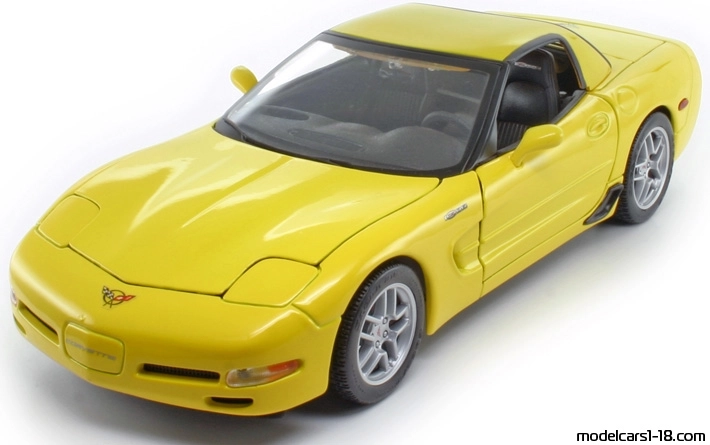 Maisto 1:18 Chevrolet Corvette C5 Z06 2001 Sarı Renk Model Araba