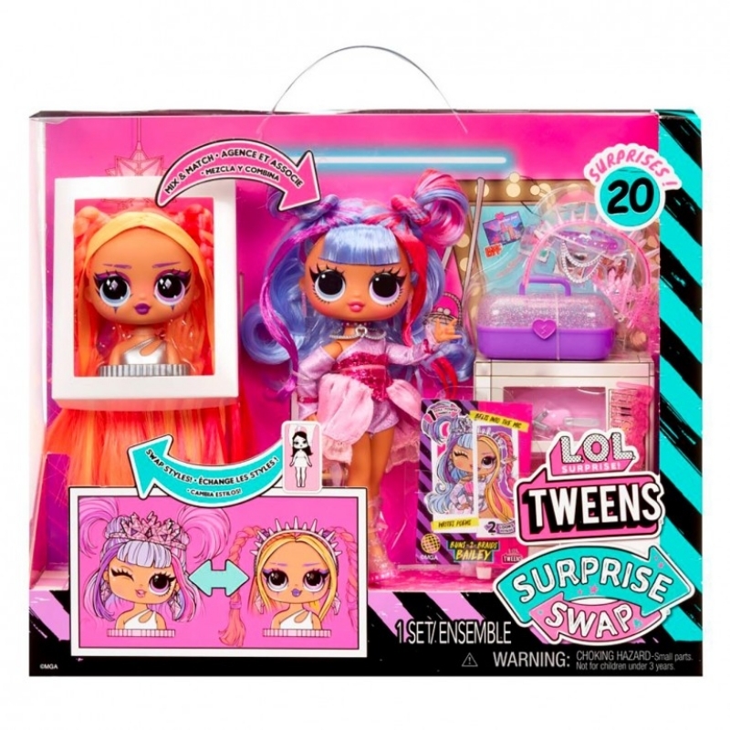 Lol Sürpriz Tweens Takas Serisi - Buns 2 Braids Bailey 