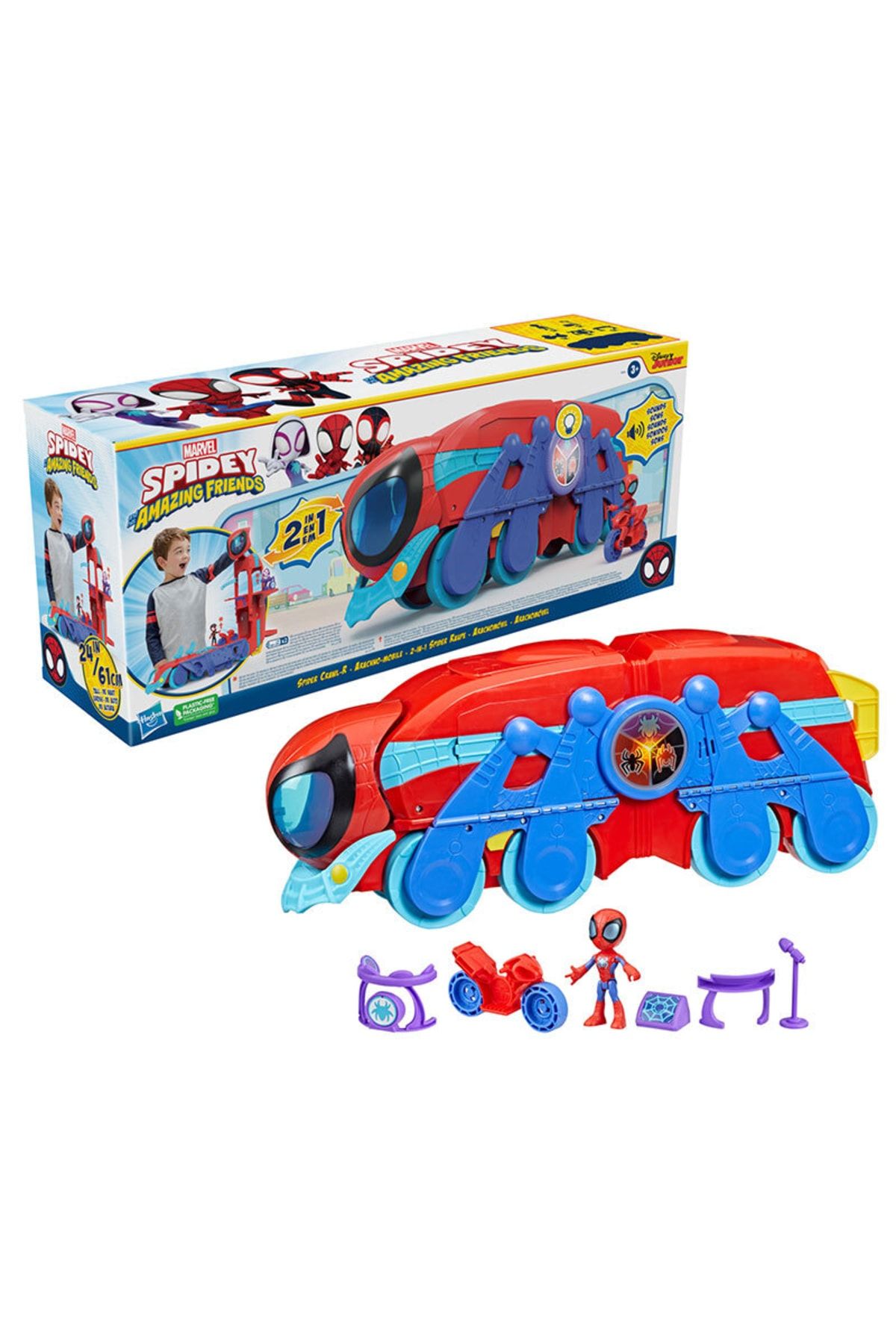 Spidey And His Amazing Friends Örümcek Komuta Aracı F3721