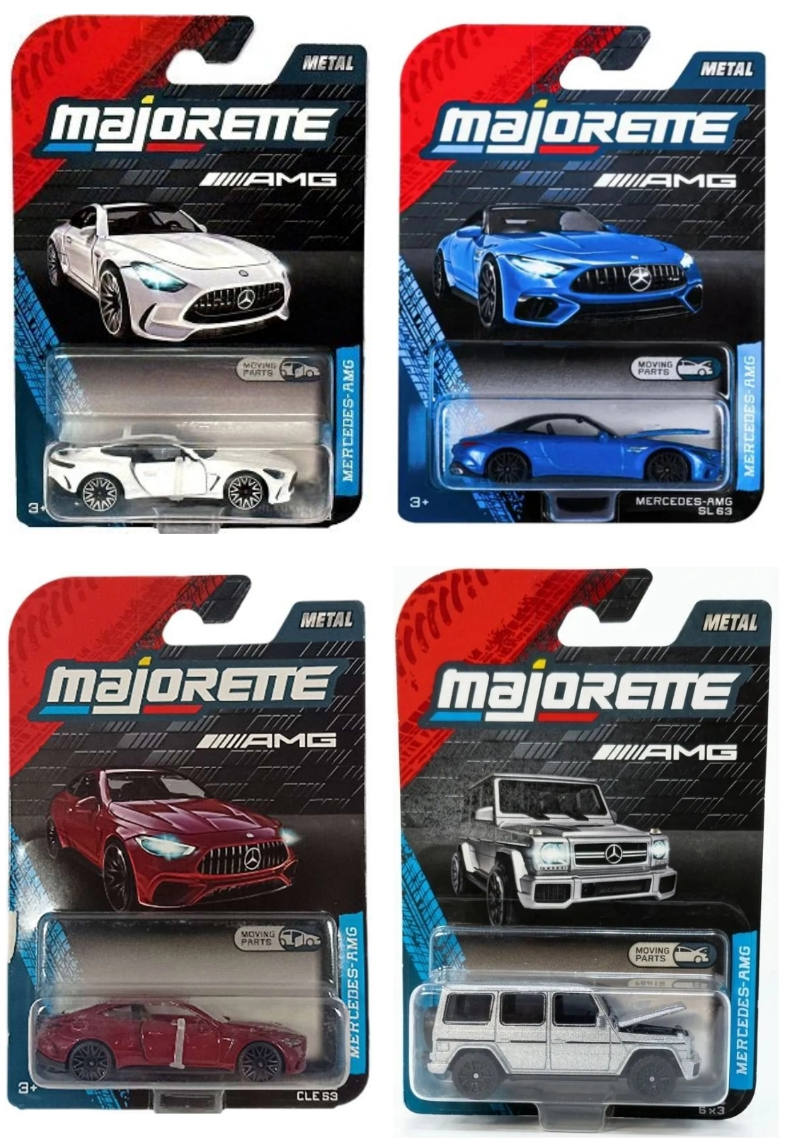 Majorette Premium Mercedes Amg 4’lü Araba Seti 1:64