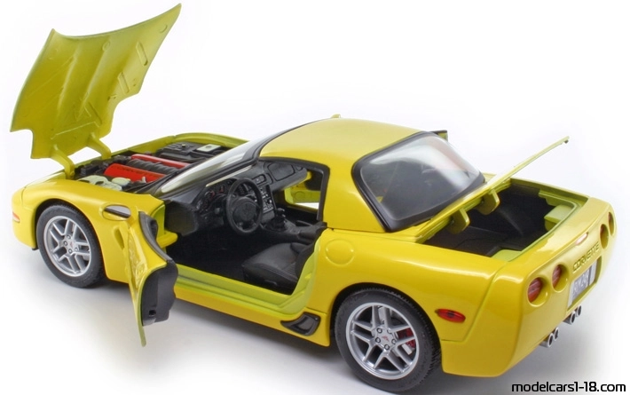 Maisto 1:18 Chevrolet Corvette C5 Z06 2001 Sarı Renk Model Araba