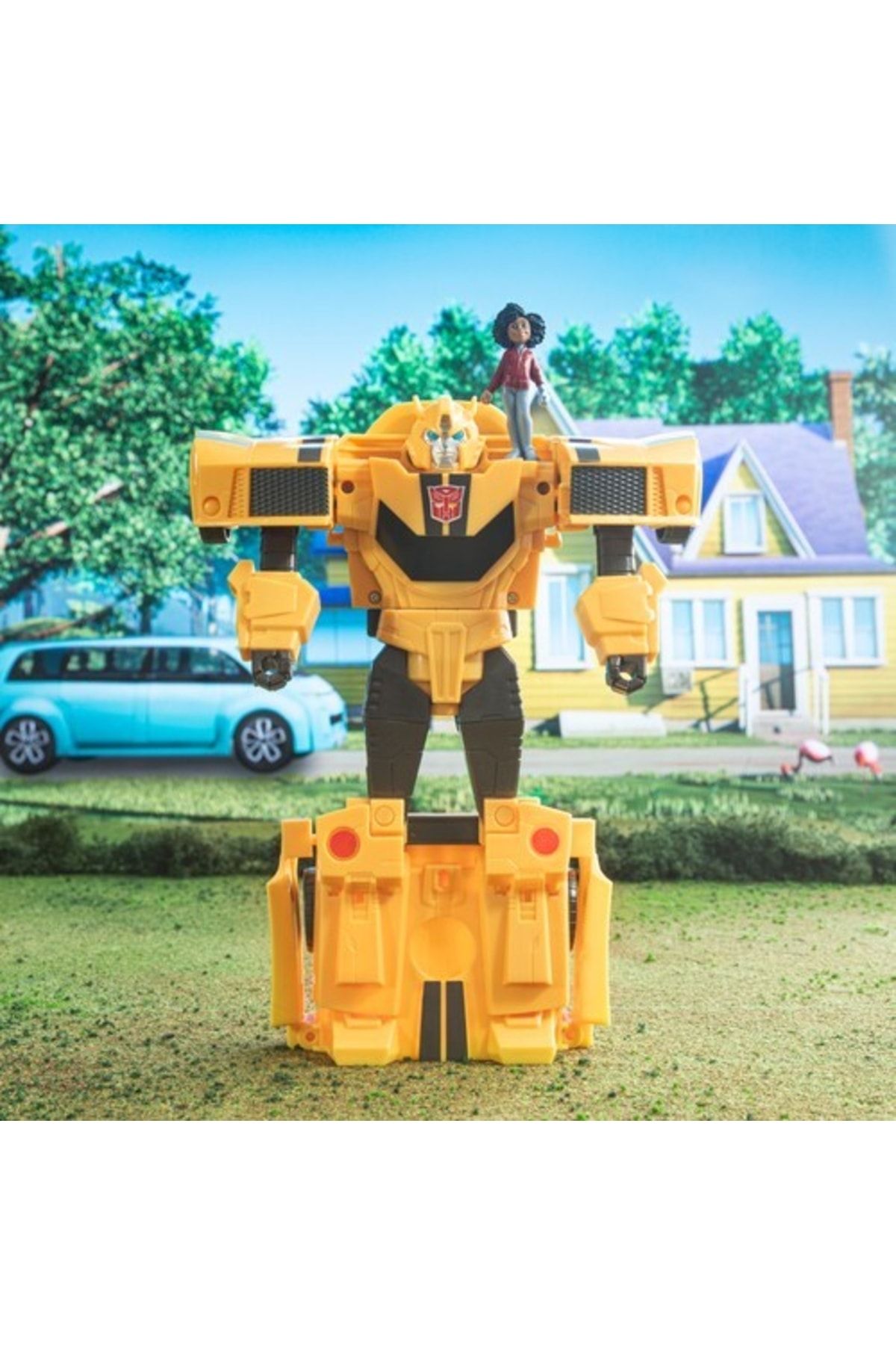 Transformers Earthspark Spinchanger Bumblebee F7662
