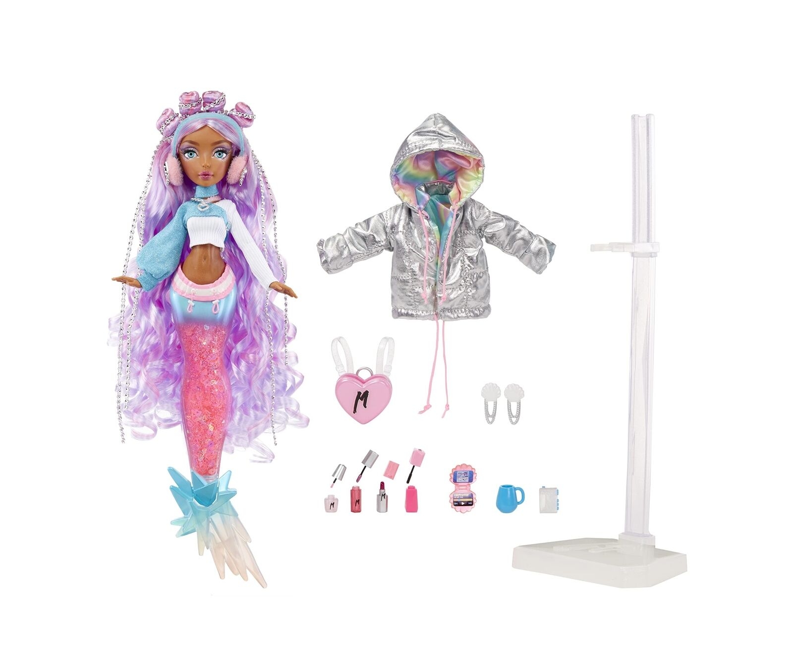 Mermaze Mermaidz Kış Dalgaları Harmonique Deniz Kızı Moda Bebeği