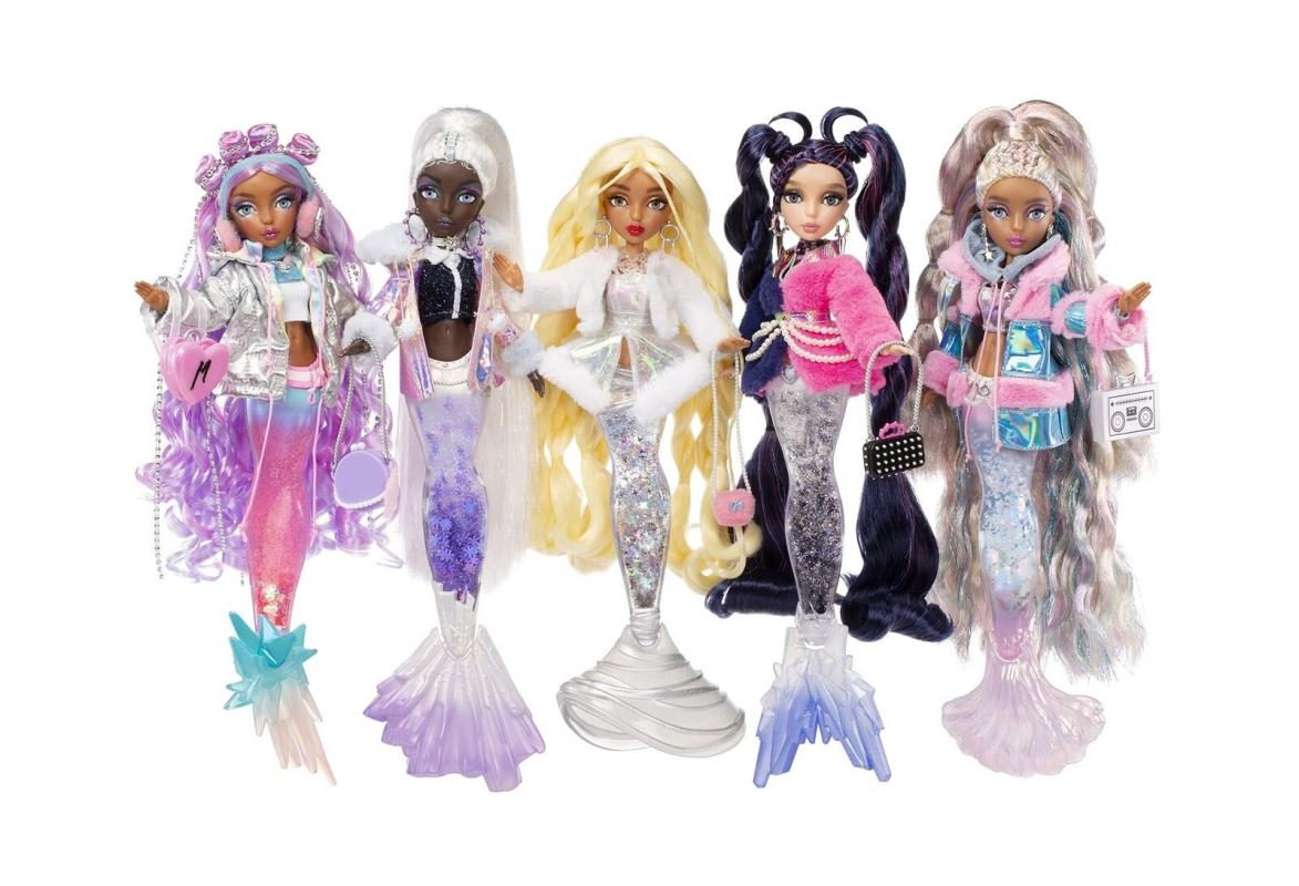 Mermaze Mermaidz Kış Dalgaları Harmonique Deniz Kızı Moda Bebeği