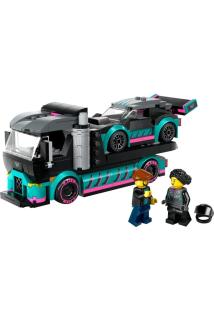 Lego® City Yarış Arabası ve Araba Taşıyıcı Kamyon 60406- 6 Yaş ve Üzeri İçin Yapım Seti (328 Parça)
