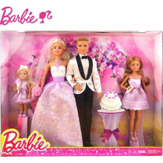 Barbie Ve Ken Evleniyor Gelin Damat Ve Kız Kardeşler