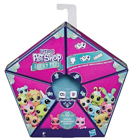 Littlest Pet Shop Şanslı Minişler Şans Ekibi Sürpriz Paket 4’lü E7258