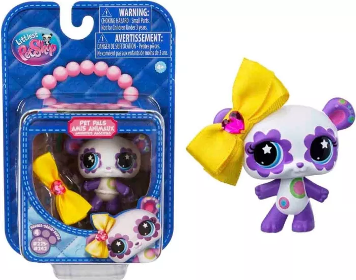 Littlest Pet Shop Minişler Tekli Paket S4 - 225-Panda