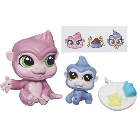 Littlest Pet Shop Maymun Miniş ve Yavrusu Saffron Swettin