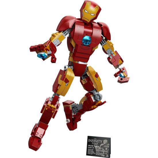 LEGO Marvel Iron Man Figürü 76206 - 9 yaş ve Üzeri Süper Kahraman Seven Çocuklar için Koleksiyonluk Yaratıcı Oyuncak Yapım Seti (381 Parça)