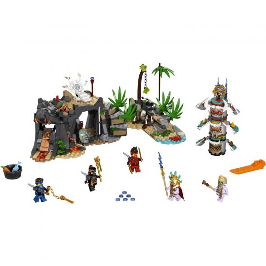 LEGO® NINJAGO® Bekçiler Köyü 71747 Yapım Seti; NINJAGO Cole Jay ve Kai’yi İçeren Ninja Oyun Seti (632 Parça)