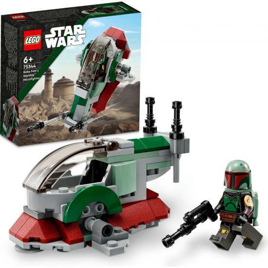 LEGO® Star Wars™ Boba Fett’in Starship™’i Mikro Savaşçı 75344 - 6 Yaş ve Üzeri Çocuklar Için Oyuncak Yapım Seti (85 Parça)