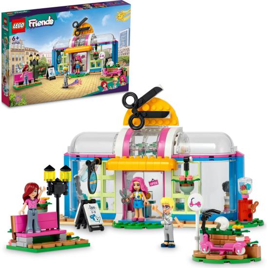 LEGO® Friends Kuaför Salonu 41743 - 6 Yaş ve Üzeri Çocuklar Için 3 Mini Bebek ve Aksesuarlar Içeren Yaratıcı Oyuncak Yapım Seti (401 Parça)