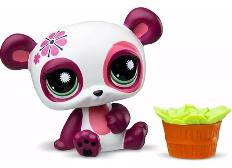 Littlest Pet Shop Minişler Tekli Paket S3 - 131 - Panda (Koleksiyonluk - Nadir)