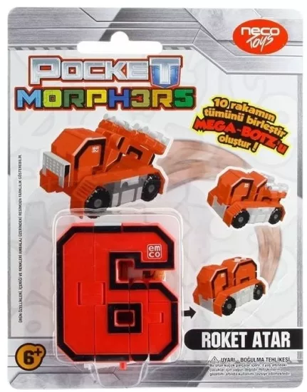 Pocket Morphers Dönüşebilen Numaralar Roket Atar