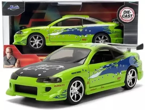 Jada Fast & Furi̇ous 1:32 Ölçekli Araba Brian’s Mitsubishi Eclipse - Kurşun Delikli Versiyon
