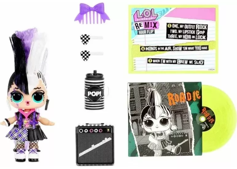 Lol Surprise Remix Hair Flip Sürpriz Bebek – Renk Değiştiren, Müzikli, LOL Karakterli Hediyelik Oyuncak