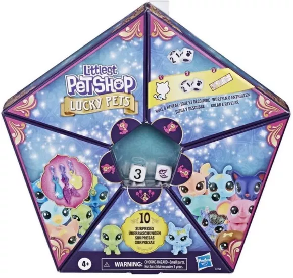 Littlest Pet Shop Şanslı Minişler Şans Ekibi Sürpriz Paket 4’lü 