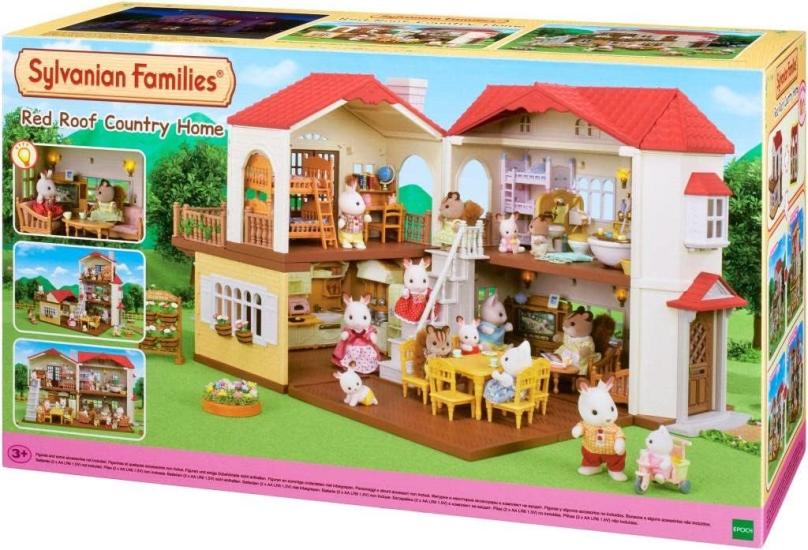 Sylvanian Families Kırmızı Çatılı Işıklı Şehir Evi 5302