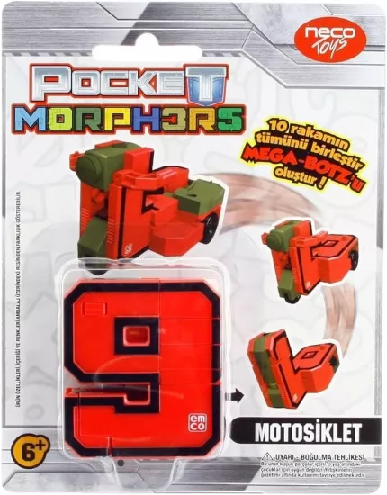 Pocket Morphers Dönüşebilen Numaralar Motosiklet