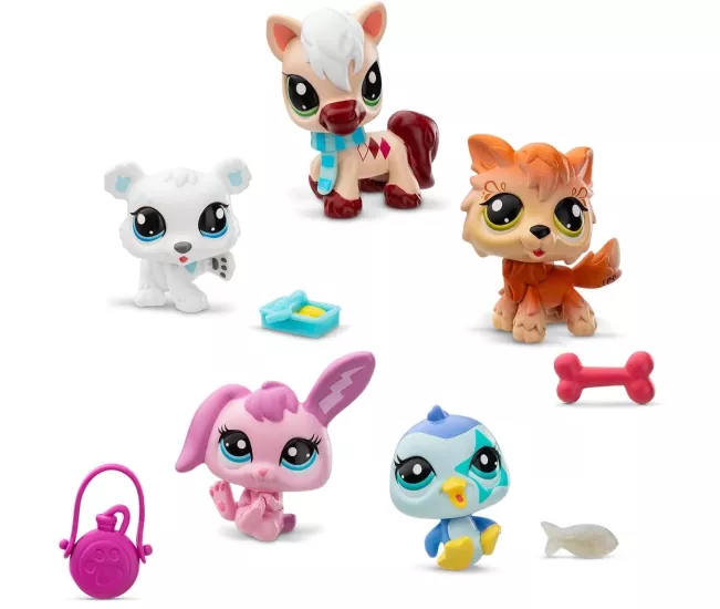 Littlest Pet Shop Kışın En İyi Arkadaşları 5li Miniş Koleksiyon Seti
