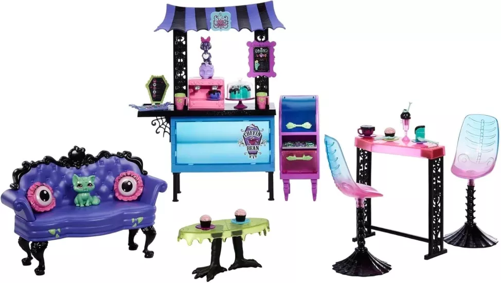 Monster High Coffin Bean Restoran Oyun Seti HHK65