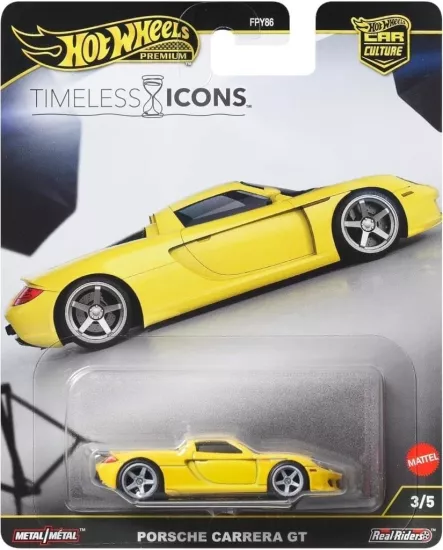 Hot Wheels Premium Car Culture Timeless Icons PORSCHE CARRERA GT JBK91
