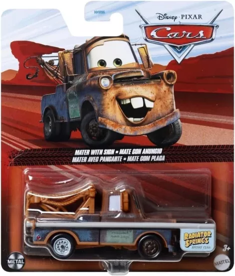 Cars 3 Mater With Sign DXV29-HTX86