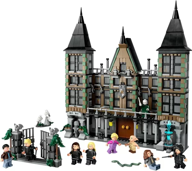 LEGO Harry Potter Malfoy Malikanesi 76453-10 Yaş ve Üzeri Çocuklar ve Yetişkinler için Koleksiyonluk Yaratıcı Oyuncak Yapım Seti, Doğum Günü Hediyesi (1601 Parça)