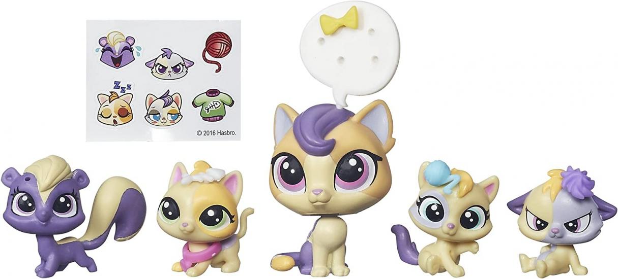 Littlest Pet Shop Calico Kedi Miniş Ailesi