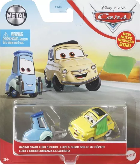 Cars 3 Tekli Karakter Araçlar Racing Start Luigi ve Guido GRR87