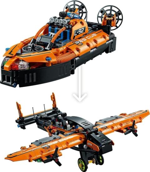 LEGO ® Technic Kurtarma Hoverkraftı 42120; Heyecan Verici Oyuncak Araçları Seven Çocuklar için Model Yapım Seti (457 Parça)