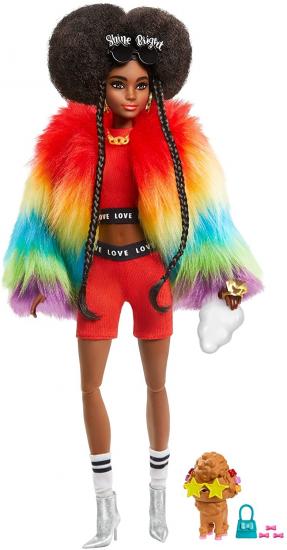 Barbie Extra 1 Renkli Ceketli Bebek Gvr04