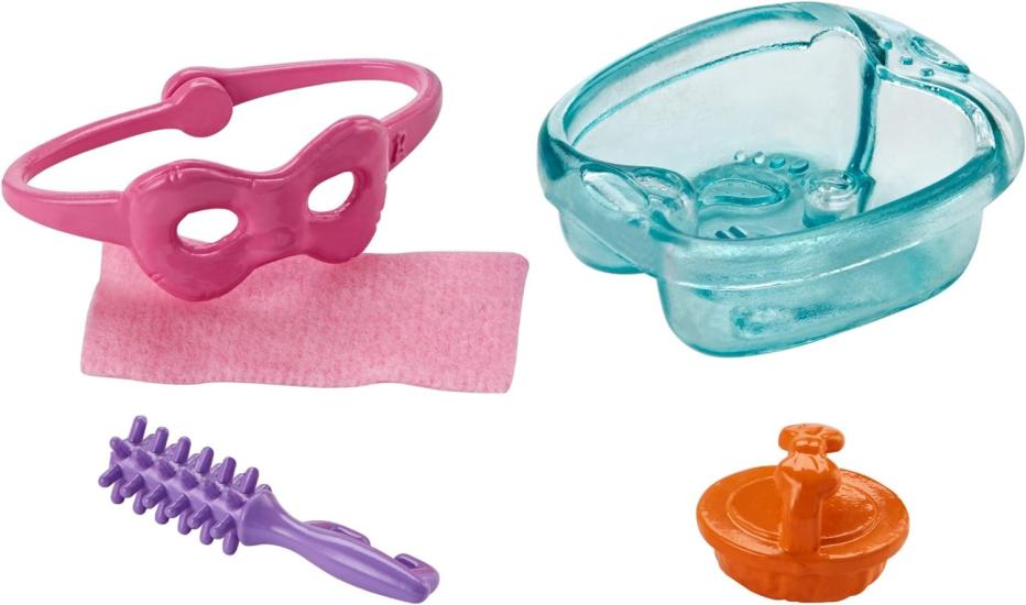 Barbie’nin Hayatından Eğlenceli Aksesuarlar Bakım Seti FJD56 FHY69
