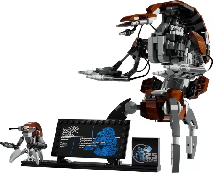 LEGO Star Wars Droideka 75381 Yetişkinler için Koleksiyonluk Yaratıcı Sergileme Modeli Yapım Seti (583 Parça)