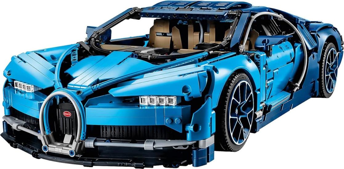 LEGO Technic 42083 Bugatti Chiron Yarış Arabası Yapım Seti, Koleksiyon Spor Araba Modeli, 3599 Parça