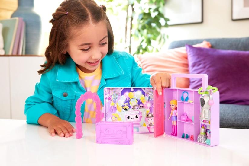Polly Pocket Radyo Temalı Moda Eğlencesi Oyun Seti HRD65 