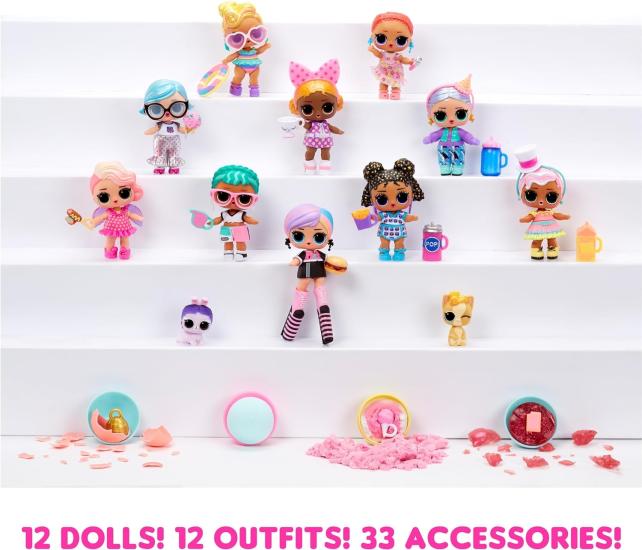 LOL Sürpriz Mega Ball Magic 12 Koleksiyonluk Bebek 60+ Sürpriz