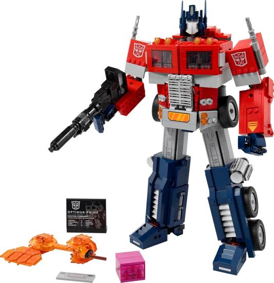 LEGO® Icons Optimus Prime 10302 - Yetişkinler için bir Transformers Efsanesi’nin Koleksiyonluk Model Yapım Seti (1508)