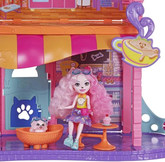 Enchantimals Şehir Evi ve Kafe Oyun Seti, 4 yaş ve üzeri, HHC18
