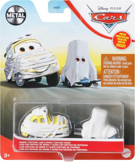 Cars 3 Tekli Karakter Araçlar Cadılar Bayramı Guido ve Luigi GTN55