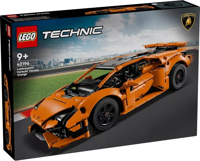 LEGO ® Technic Lamborghini Huracán Tecnica Turuncu 42196 - 9 Yaş & Üzeri Çocuklar için Yaratıcı Oyuncak Yapım Seti (806 P)