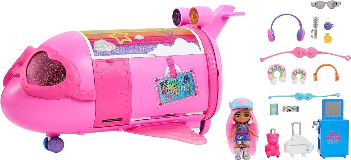 Barbie Extra Jet ve Extra Mini Minis Oyun Seti HPF72