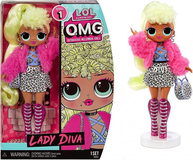 L.O.L. Surprise OMG Çok Gizli Bebekler Seri 1 - Lady Diva