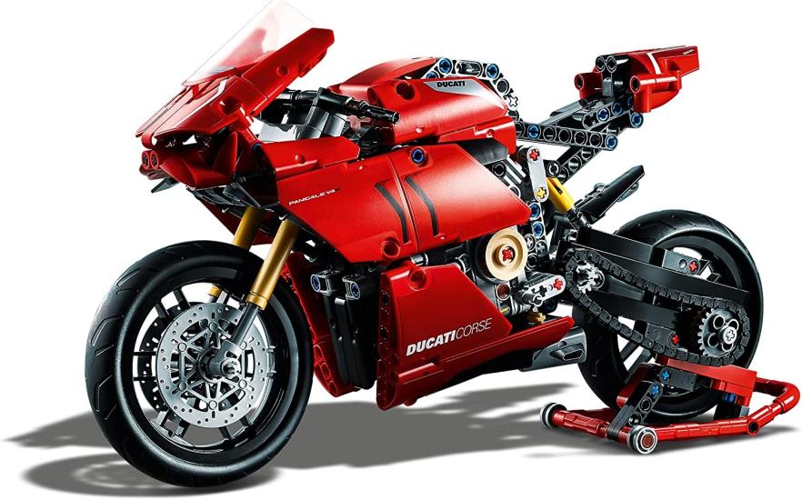 LEGO® Technic Ducati Panigale V4 R 42107 - 10 Yaş ve Üzeri Yüksek Performanslı Oyuncak Arabaları Seven Çocuklar için Koleksiyonluk Yaratıcı Oyuncak Model Yapım Seti (646 Parça)