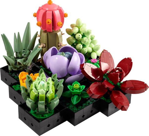 LEGO® ICONS Sukulentler 10309 - Yetişkinler İçin LEGO Botanik Koleksiyonunun Tamamlayıcısı Sergilenebilir Yaratıcı Model Yapım Seti