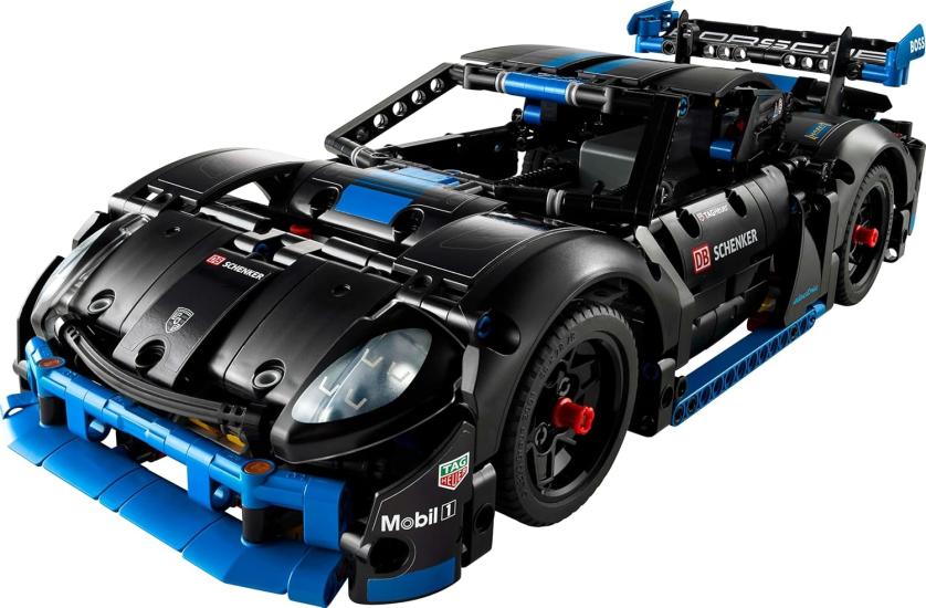 LEGO Technic Porsche GT4 e-Performance Yarış Arabası 42176 – 10 Yaş ve Üzeri Çocuklar İçin Oyuncak Uzaktan Kumandalı Araba Yapım Seti (834 Parça)