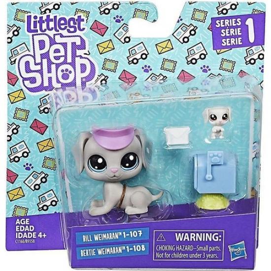 Littlest Pet Shop Miniş Ve Yavrusu Bıll Weımaran