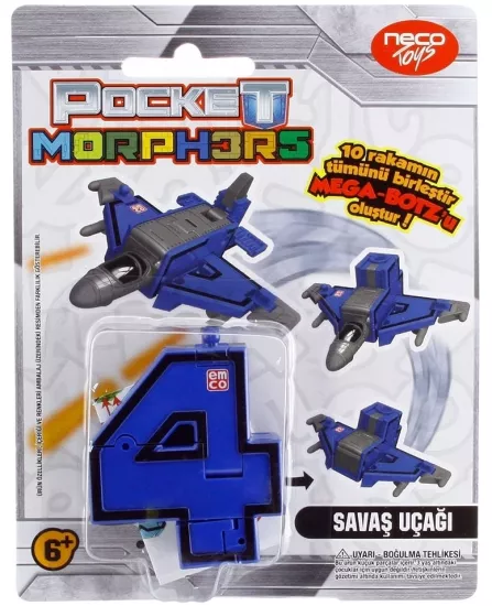 Pocket Morphers Dönüşebilen Numaralar Savaş Uçağı